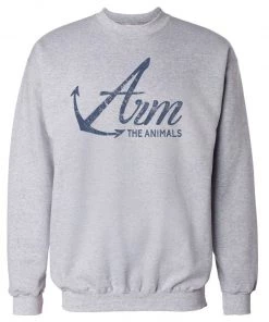 Arm The Animals Crewneck Sweatshirts Unisex | Armed Anchor | Crewneck Sweatshirt