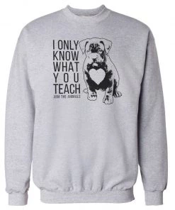 Arm The Animals Unisex | What You Teach Pittie | Crewneck Sweatshirt