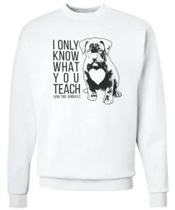Arm The Animals Unisex | What You Teach Pittie | Crewneck Sweatshirt