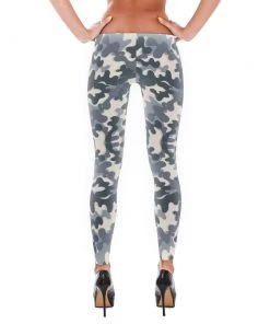Printful Premium Leggings Women's | Ash Gray Camo | Leggings