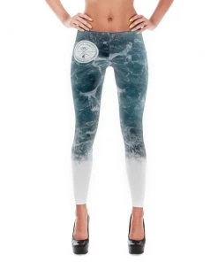 Printful Premium Leggings Women's | Waves | Leggings
