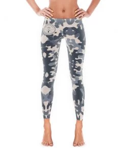 Printful Premium Leggings Women's | Ash Gray Camo | Leggings