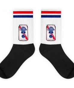 Printful Dog Designs Socks | Pitts Blue Ribbon | Athletic Socks
