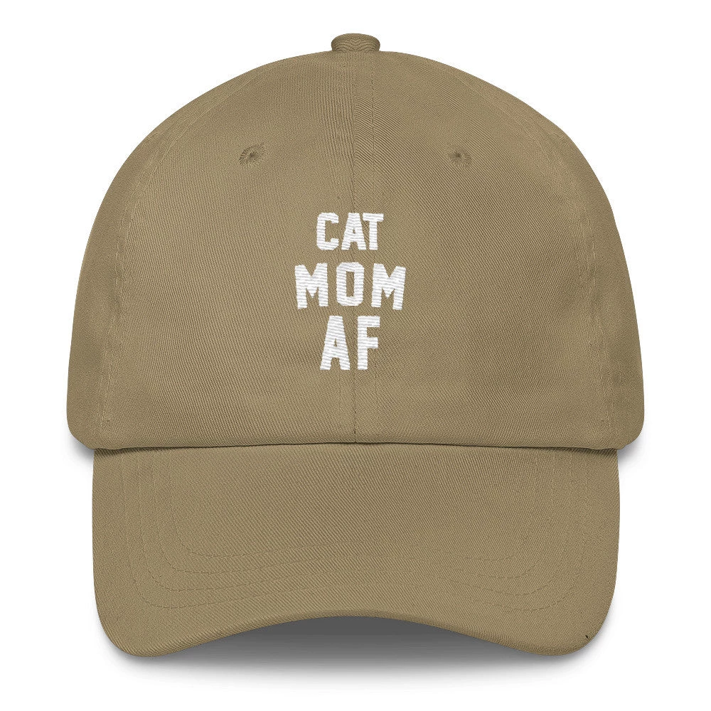 Printful Hat | Cat Mom AF | Classic Dad Cap