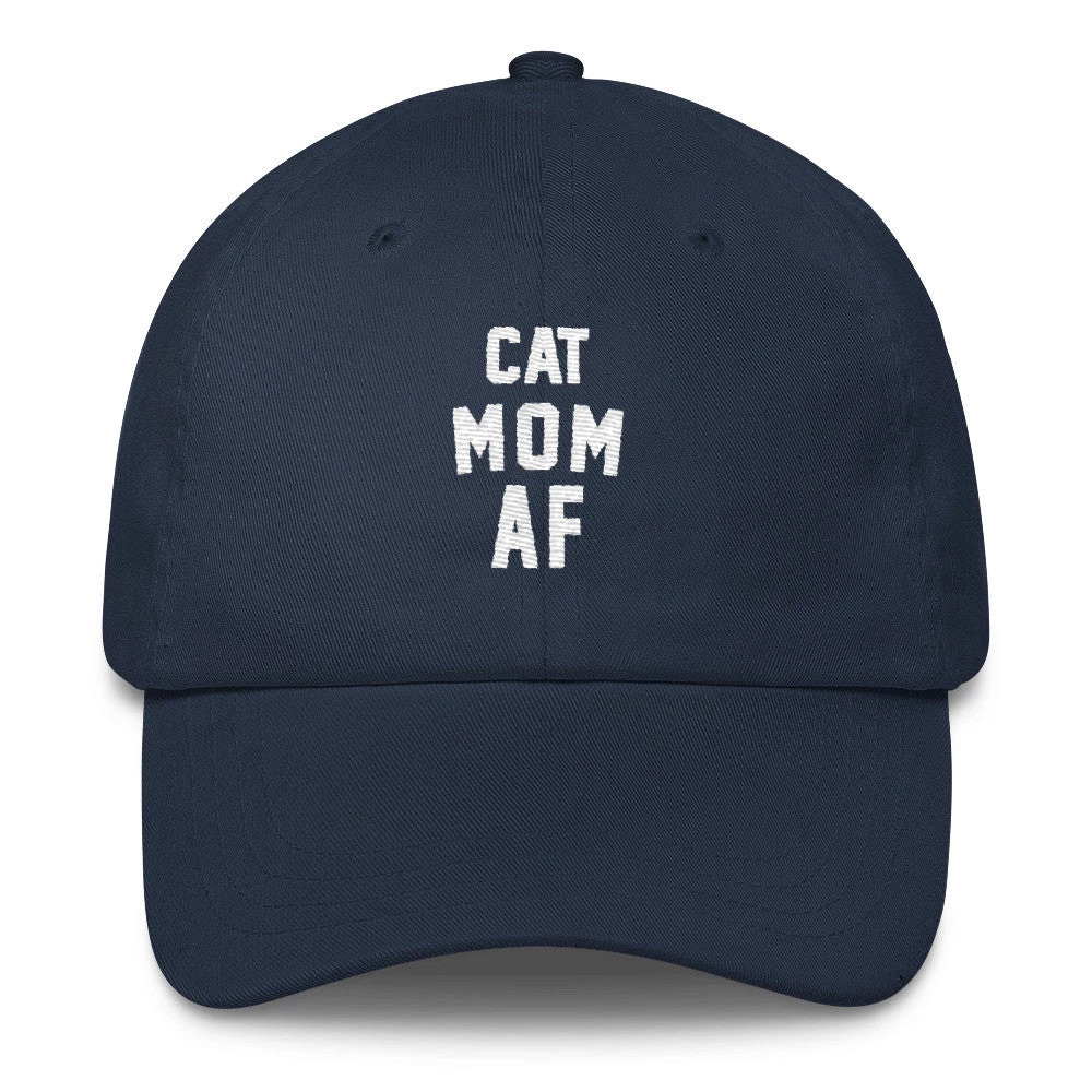 Printful Hat | Cat Mom AF | Classic Dad Cap