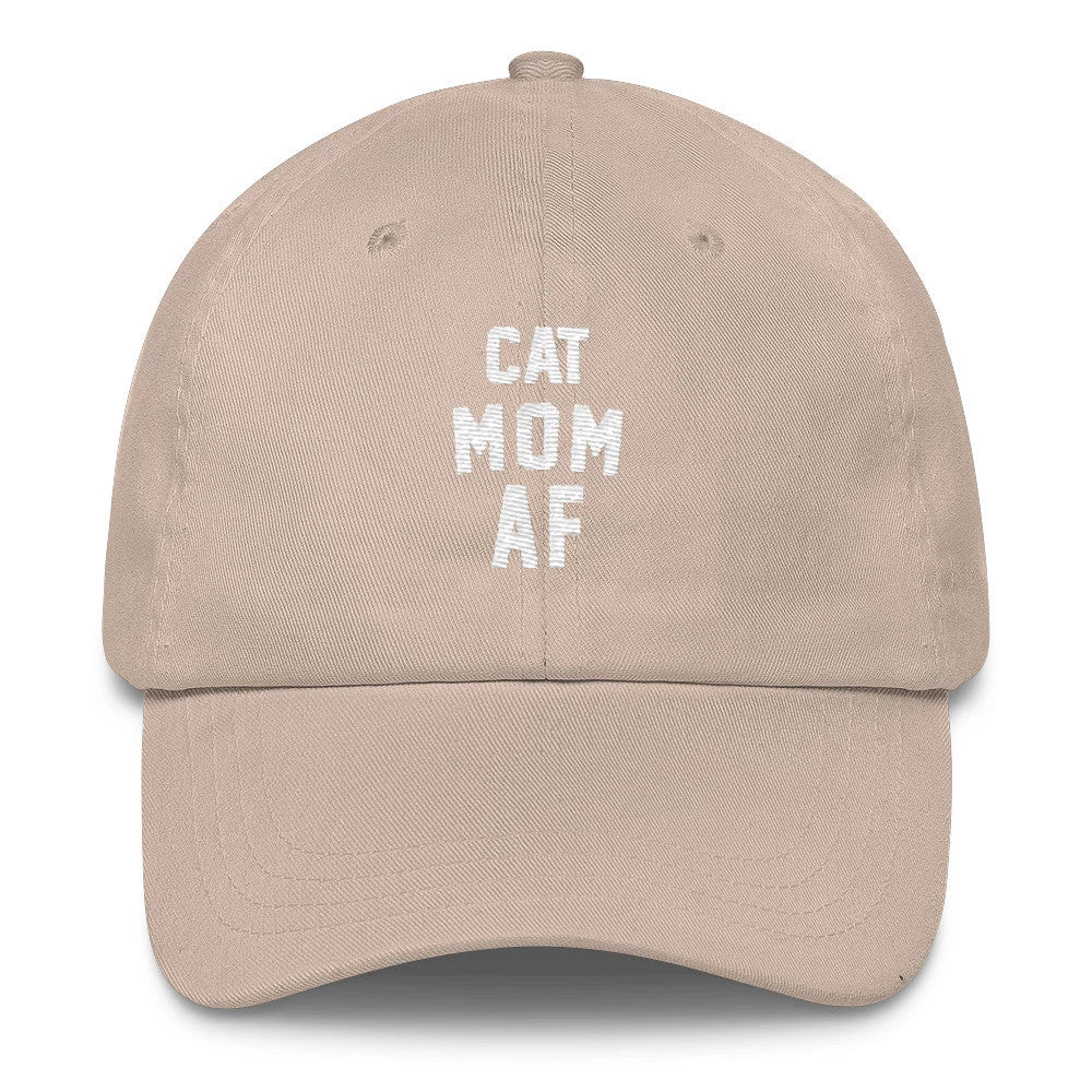 Printful Hat | Cat Mom AF | Classic Dad Cap