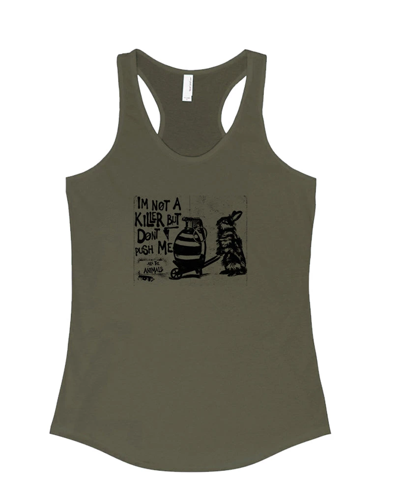 Arm The Animals Women's | Don't Push Me | Tank Top Tank Tops