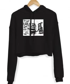 Arm The Animals Crop Hoodies Women's | Don't Push Me | Crop Hoodie