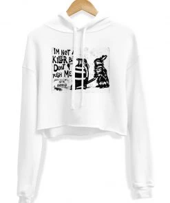 Arm The Animals Crop Hoodies Women's | Don't Push Me | Crop Hoodie