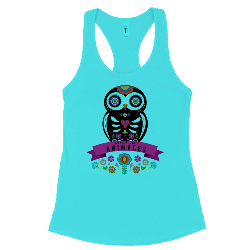 Arm The Animals Tank Tops Women's | Owl Alebrije | Ideal Tank Top
