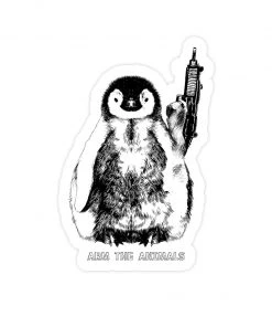 Arm The Animals Stickers | Pen-Gun | Die Cut Sticker BIG SALE - BOGO 50!!!
