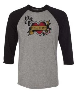 Arm The Animals Unisex | Tattoo Dog Mom | 3/4 Sleeve Raglan 3/4 Sleeve Raglans