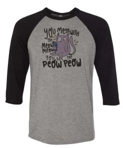 Arm The Animals Unisex | Peow Peow | 3/4 Sleeve Raglan