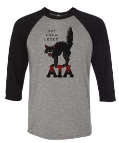 Arm The Animals Unisex | Tattoo Black Cat | 3/4 Sleeve Raglan 3/4 Sleeve Raglans
