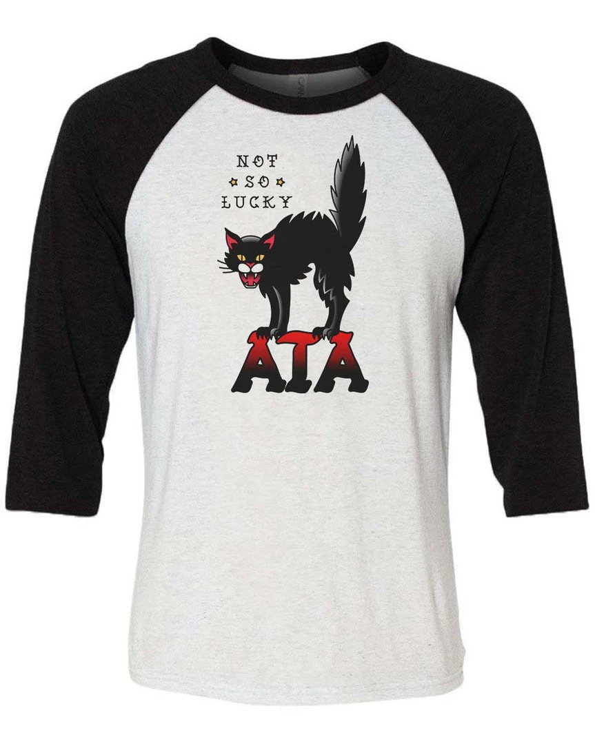 Arm The Animals Unisex | Tattoo Black Cat | 3/4 Sleeve Raglan 3/4 Sleeve Raglans