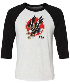 Arm The Animals Unisex | Tattoo Eagle | 3/4 Sleeve Raglan