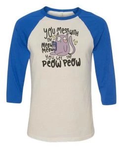 Arm The Animals Unisex | Peow Peow | 3/4 Sleeve Raglan