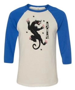 Arm The Animals Unisex | Tattoo Black Panther | 3/4 Sleeve Raglan 3/4 Sleeve Raglans