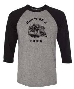 Arm The Animals Unisex | Don't Be A Prick | 3/4 Sleeve Raglan 3/4 Sleeve Raglans