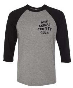 Arm The Animals Unisex | Anti Animal Cruelty Club | 3/4 Sleeve Raglan 3/4 Sleeve Raglans