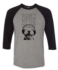 Arm The Animals Unisex | Don't Listen To The Bullpit | 3/4 Sleeve Raglan 3/4 Sleeve Raglans