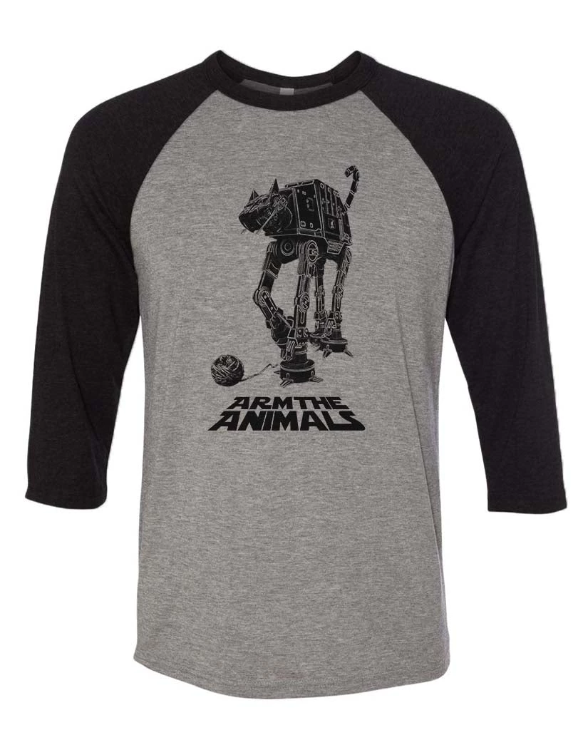 Arm The Animals Unisex | CAT-AT | 3/4 Sleeve Raglan 3/4 Sleeve Raglans