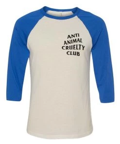 Arm The Animals Unisex | Anti Animal Cruelty Club | 3/4 Sleeve Raglan 3/4 Sleeve Raglans
