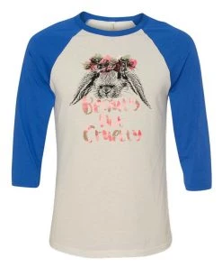 Arm The Animals 3/4 Sleeve Raglans Unisex | Beauty Not Cruelty | 3/4 Sleeve Raglan