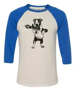 Arm The Animals Unisex | Terror Terrier | 3/4 Sleeve Raglan 3/4 Sleeve Raglans