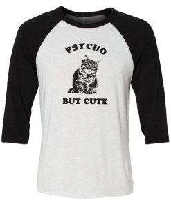 Arm The Animals 3/4 Sleeve Raglans Unisex | Cute But Psycho | 3/4 Sleeve Raglan