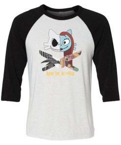 Arm The Animals Unisex | Bride And Groom | 3/4 Sleeve Raglan 3/4 Sleeve Raglans