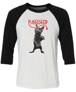 Arm The Animals Unisex | Pussessed | 3/4 Sleeve Raglan