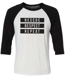 Arm The Animals 3/4 Sleeve Raglans Unisex | The 3 Rs | 3/4 Sleeve Raglan