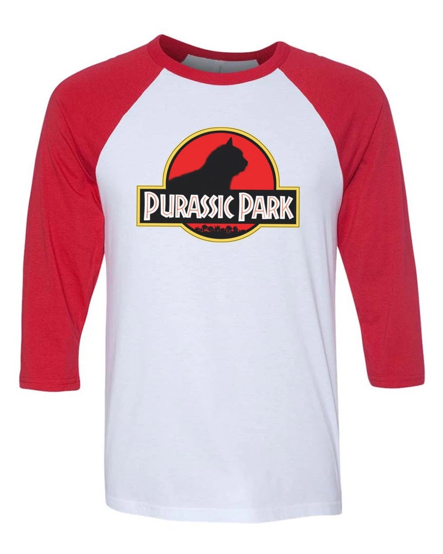 Arm The Animals Unisex | Purassic Park | 3/4 Sleeve Raglan