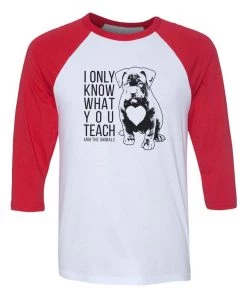 Arm The Animals Unisex | What You Teach Pittie | 3/4 Sleeve Raglan
