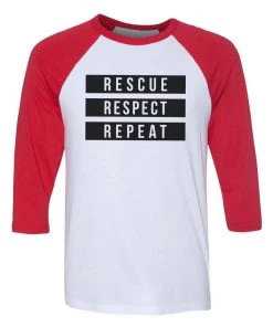 Arm The Animals 3/4 Sleeve Raglans Unisex | The 3 Rs | 3/4 Sleeve Raglan
