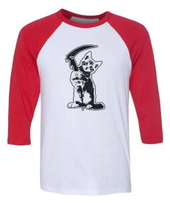 Arm The Animals 3/4 Sleeve Raglans Unisex | Reaper Kitty | 3/4 Sleeve Raglan