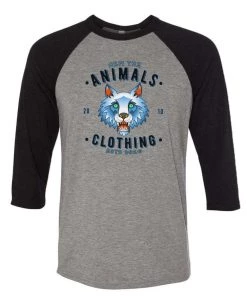 Arm The Animals Unisex | Varsity Wolf | 3/4 Sleeve Raglan