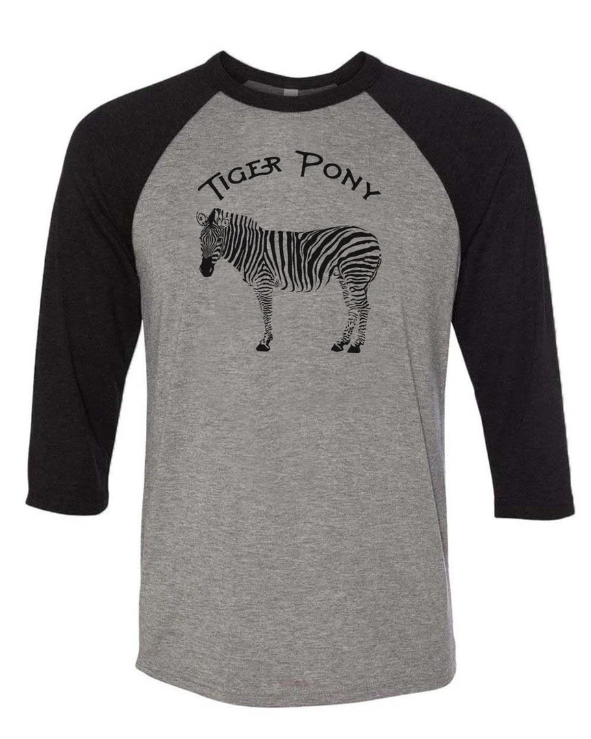 Arm The Animals Unisex | Tiger Pony | 3/4 Sleeve Raglan