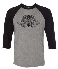 Lolle 3/4 Sleeve Raglans Unisex | Big Moth | 3/4 Sleeve Raglan