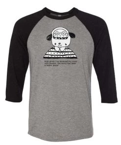 Elle Clover Unisex | Flowers In My Brain | 3/4 Sleeve Raglan 3/4 Sleeve Raglans