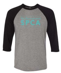 Pennsylvania SPCA Unisex | PSPCA Logo | 3/4 Sleeve Raglan