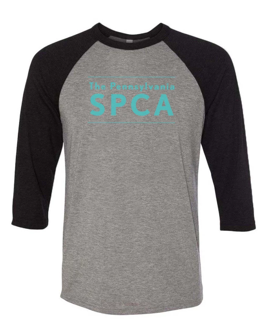 Pennsylvania SPCA Unisex | PSPCA Logo | 3/4 Sleeve Raglan
