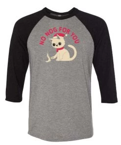 Dino Mike 3/4 Sleeve Raglans Unisex | No Nog For You | 3/4 Sleeve Raglan