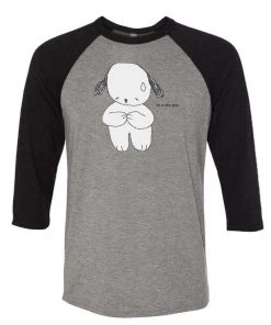 Elle Clover 3/4 Sleeve Raglans Unisex | I'm A Shy Guy | 3/4 Sleeve Raglan