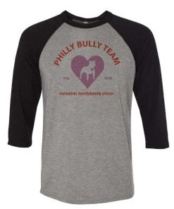 Philly Bully Team Unisex | Est Logo | 3/4 Sleeve Raglan