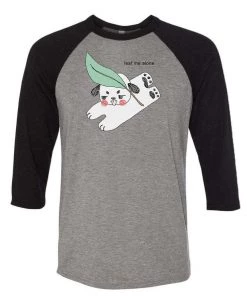 Elle Clover Unisex | Leaf Me Alone | 3/4 Sleeve Raglan