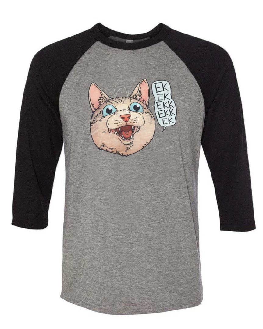 Cats With Their Tongues Out 3/4 Sleeve Raglans Unisex | Ekekekkekkek | 3/4 Sleeve Raglan