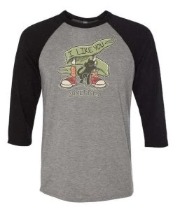 Tobias Fonseca 3/4 Sleeve Raglans Unisex | I Like You | 3/4 Sleeve Raglan