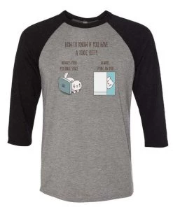 Ana Villanueva Unisex | Toxic Kitty | 3/4 Sleeve Raglan 3/4 Sleeve Raglans